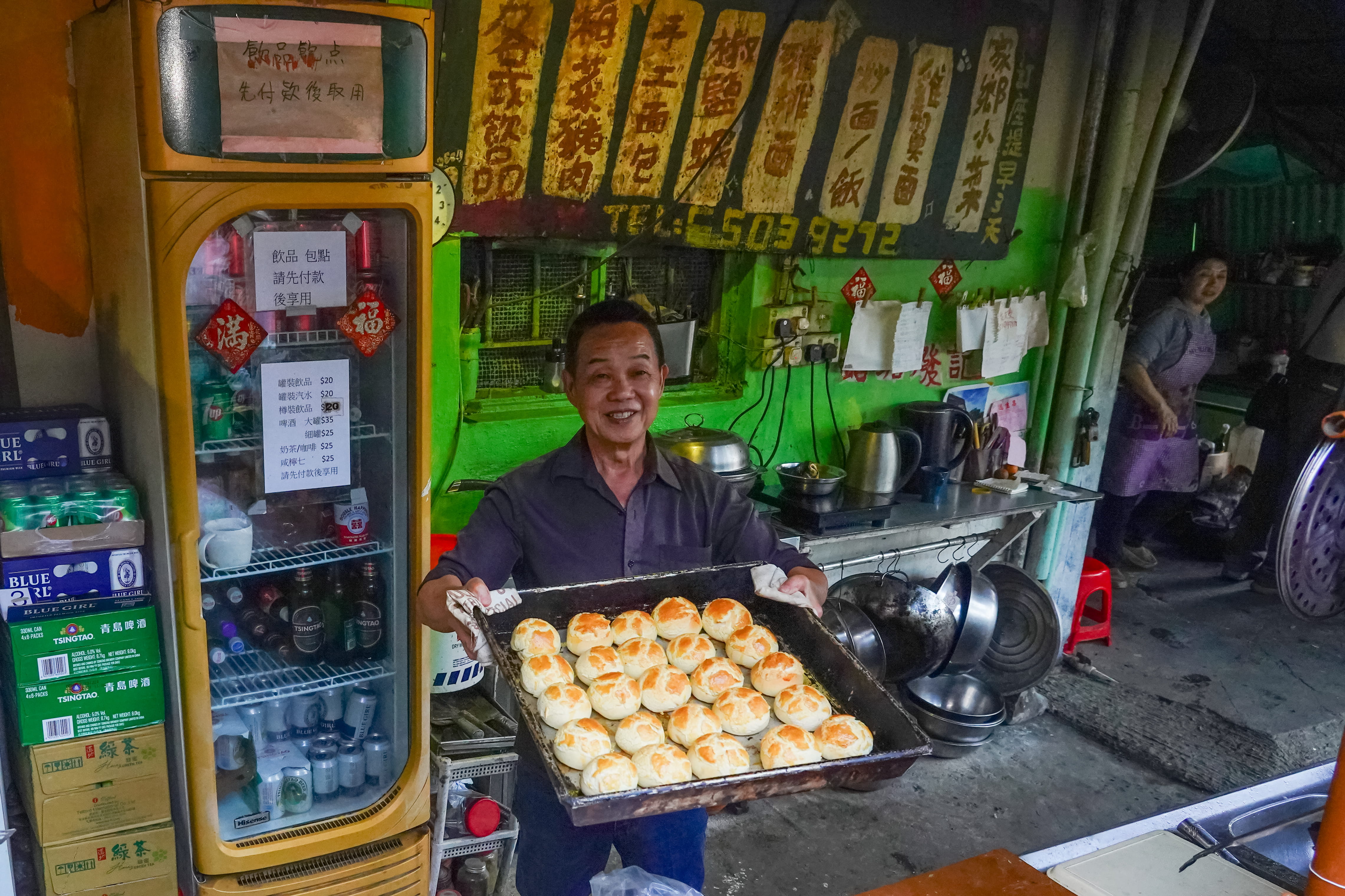 Fat Gor and handmade Pineapple Buns
