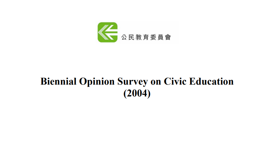 Opinion Survey on Civic Education and National Identity